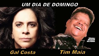 UM DIA DE DOMINGO letra e vídeo com GAL COSTA e TIM MAIA vídeo MOACIR SILVEIRA [upl. by Ellingston]