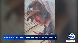 17yearold student IDd after being killed in 2car crash while driving to school in Placentia [upl. by Ahsit201]