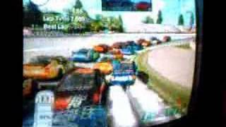 Nascar 09 Gameplay and Graphics Comparison PS2 [upl. by Llibyc]