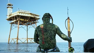 Spearfishing and Volunteering at the Frying Pan Tower [upl. by Lunseth445]