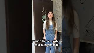 Fechei a porta na cara dela😭 humor comedyshorts memesdobrasil [upl. by Zabrine582]