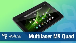 Tablet Multilaser M9 Quad Análise  TecMundo [upl. by Wearing403]