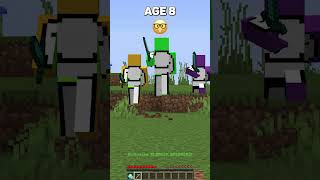 How To Escape Traps at Every Age in Minecraft shorts meme memes [upl. by Mannuela]