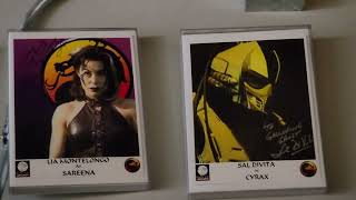 Galloping Ghost Arcade Mortal Kombat Actors Autographs [upl. by Kcorb]