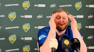 Cameron Menzies RELIEVED to avoid Fallon Sherrock in World Championship quarter  “She’d batter me” [upl. by Soirtimid148]