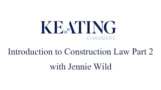 Introduction to Construction Law Part 2 [upl. by Lachance]