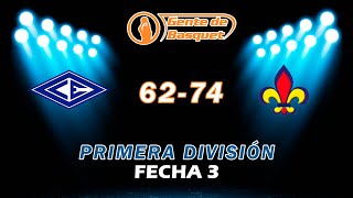 Primera  Fecha 3 Estudiantes 62  74 Bahiense del Norte [upl. by Anahs17]