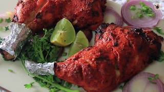 Chicken Tandoori Recipe  Restaurant Style Homemade Chicken Tandoori  Easy Chicken Recipes [upl. by Laekim]