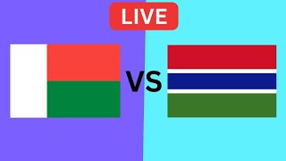 Gambia Vs Madagascar Live Football Match Scoreboard [upl. by Amlas]