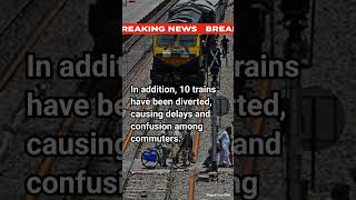 Telangana Train Accident 20 Trains Cancelled 10 Diverted After Derailment news viralvideo short [upl. by Carboni]