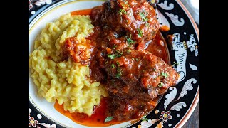 Pressure Cooker Oxtail Stew EASY Italian Style [upl. by Cha]