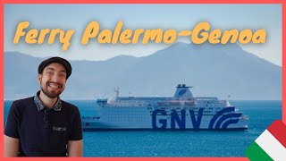 Taking The Ferry from Palermo to Genova GNV [upl. by Hafler]