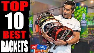 TOP 10 padel RACKETS in 2022  Improve your padel [upl. by Ferne73]