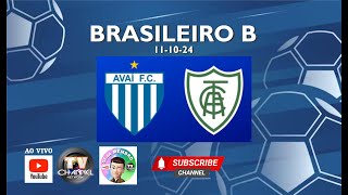 AVAÍ X AMÉRICAMG  BRASILEIRO B  111024 [upl. by Devitt318]