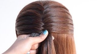 Nice  Very easy beautiful hairstyle for long hair Hairstyle for ladiesHair style girl simple easy [upl. by Ademla]