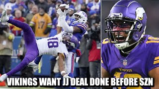 MMQB Vikings Want Justin Jefferson Extension Done Before Season Starts [upl. by Frederic]