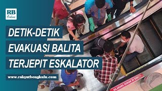 Dramatis Detikdetik Evakuasi Pengunjung Terj3pit J4ri di Eskalator Mal [upl. by Niai]