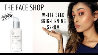 The Face Shop White Seed Brightening Serum  Korean Skin Care [upl. by Edwards990]