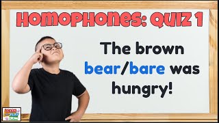 Homophones Quiz 1 for Kids [upl. by Mosenthal]