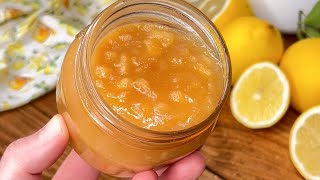 Jus de Pommes  Citron  Confiture SANS SUCRE  Marmelade Délicieuse [upl. by Kidder]