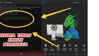 CARA MENGATASI HYDRA TOOLS ERROR PLEASE UPDATE FIRMWARE [upl. by Bogey]