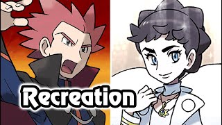 Pokémon Masters 8  Champion Lance Vs Champion Diantha ⁴ᴷ HQ [upl. by Samid]