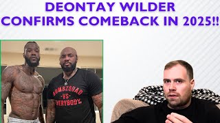 😳 DEONTAY WILDER RETURN CONFIRMED FOR 2025 MALIK SCOTT PROMISES BIG THINGS TO COME [upl. by Nitin]