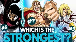 Ranking the STRONGEST Sternritter Schrifts in Bleach 2024 [upl. by Allard]