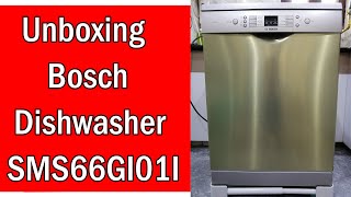 Bosch SMS66GI01I 12 Place Settings Dishwasher Machine [upl. by Oenire]