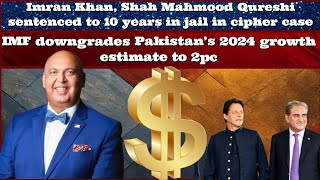 SajidTarar IMF downgrades Pakistan’s 2024 growth estimate to 2pc ArzooKazmi India ImranKhan [upl. by Simaj333]