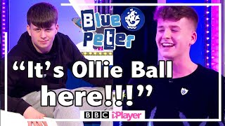 Adam B Gets Ollie Ball to Say His Catchphrase Live on Blue Peter [upl. by Moffitt]