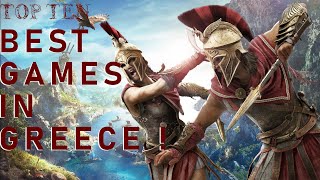 Ancient Greece Video Games You Need to Play Top10 [upl. by Ecnerual]