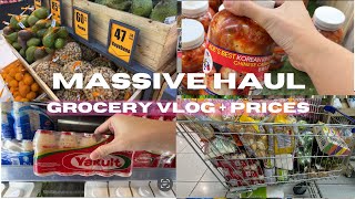 GROCERY VLOG PH  Realistic grocery shopping monthly essentials  Relaxing ASMR [upl. by Anital]