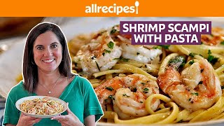 How to Cook Shrimp Scampi with Pasta  Get Cookin  Allrecipes [upl. by Dnama]