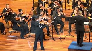 La Campanella Niccolo Paganini Soloist  Kun Orchestra  Royal Thai Navy Orchestra [upl. by Adirahs]