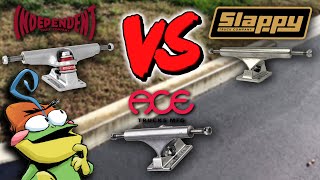 Independent Trucks Stage 4 Review Vs Slappy Trucks amp Ace Trucks [upl. by Willis949]