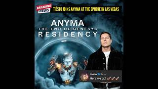 TIËSTO JOINS ANYMA AT THE SPHERE IN LAS VEGAS  JANUARY 1st 2025 🔥🔥🔥tiesto anyma techno [upl. by Hernardo]