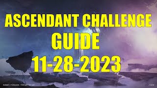 Destiny 2  Ascendant Challenge Guide and Location 11282023 [upl. by Nelram]