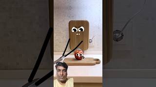 Doodles  The board crushed the apple 😂 lifedoodles shorts animation cartoon [upl. by Calondra85]