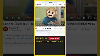 SpringBoot Tutorial When To Create GET APIs Java Spring BootJava Tutorial In TeluguJava Tutorial [upl. by Kopple]