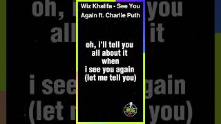 WIZ KHALIFA  SEE YOU AGAIN FT CHARLIE PUTH  10HITBOXshorts [upl. by Vizza979]