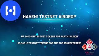 🕵️‍♂️ Haven1 Airdrop New Round  🏆 Total Airdrop Pool 150000 H1 Testnet Tokens airdrop bitcoin [upl. by Airehtfele]