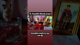 St Expedite Miracle prayer energy healing saint expedite trending magic [upl. by Acissey]