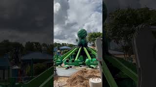 New Green Lantern Ride coming to Six Flags Fiesta Texas greenlantern sixflags viralshorts [upl. by Ylrehc]