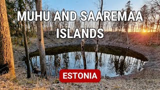 Muhu amp Saaremaa Islands Kuivastu to Kaali Crater  Estonia Road Trip [upl. by Akinad]