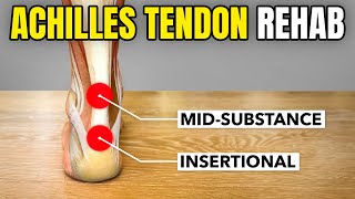 Achilles Tendon Rehab Tendonitis amp Tendinosis Exercises [upl. by Nashom396]