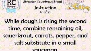 Ukrainian Sauerkraut Bread  Kitchen Cat [upl. by Jentoft]