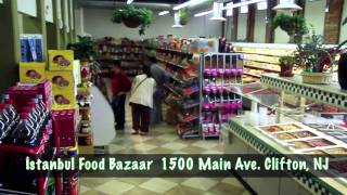 istanbul food bazaar new jersey paterson [upl. by Nauqram]