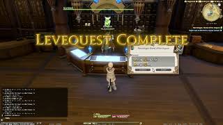 FFXIV 75 year achievement  16500 levequests complete [upl. by Sineray]