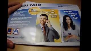 Aldi Talk Starter Set Unboxing [upl. by Horvitz212]